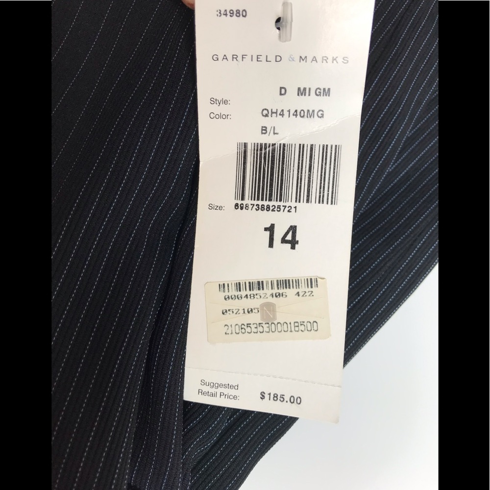 GARFIELD & MARKS  Pinstripe Career Skirt 14 - Picture 9 of 9